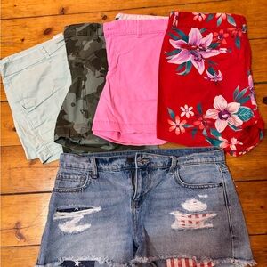 Old Navy Women's Shorts Collection - Denim, Pink, Red Floral, Camo, Mint
